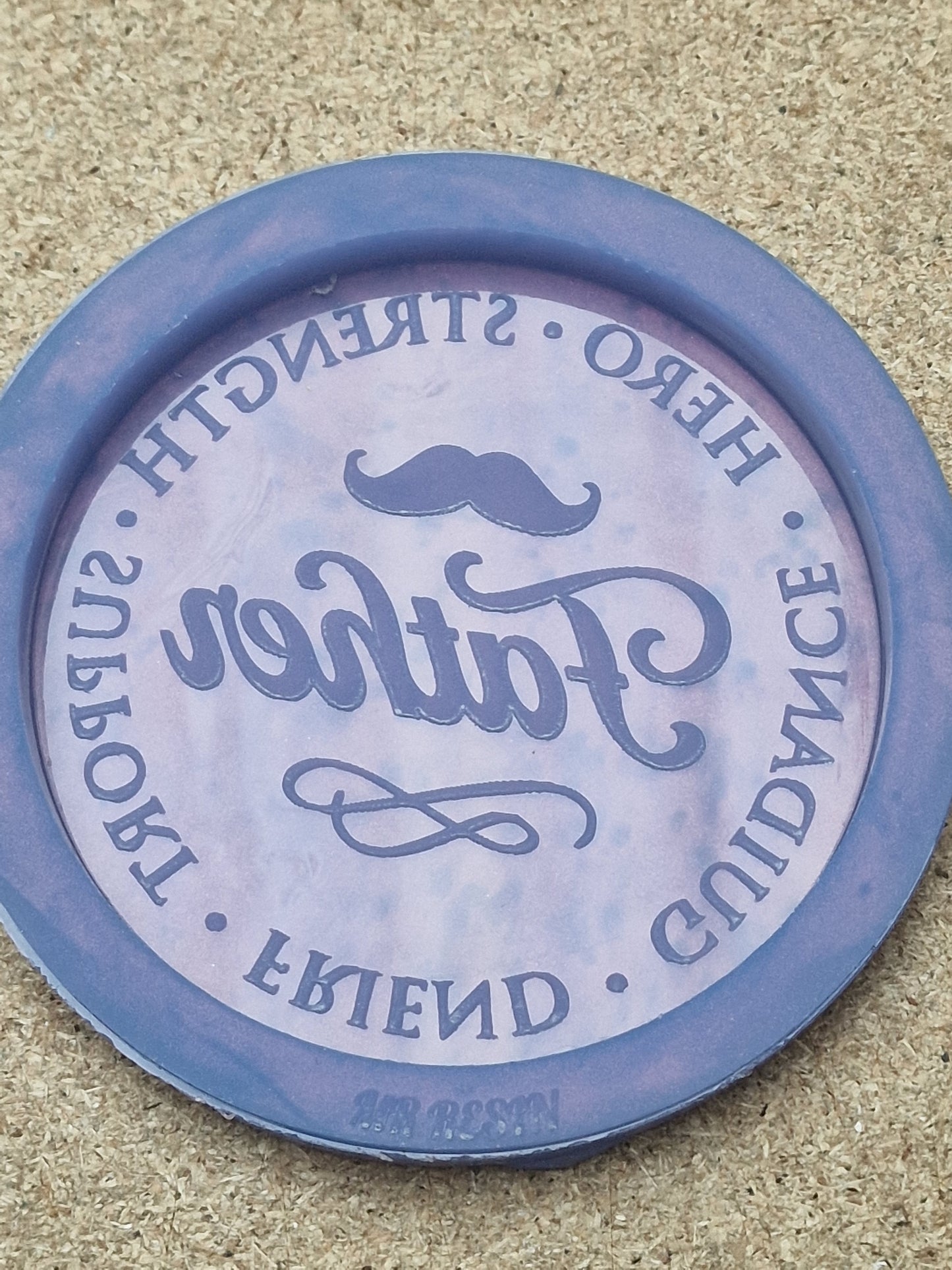 10cm/100mm Father Coaster Silicone Mould