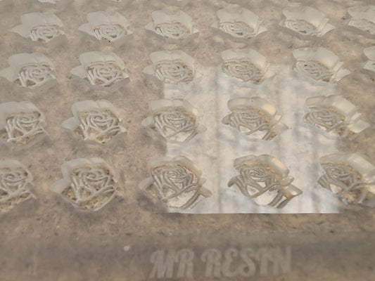 Rose Flower Scoop / Scoopies / Scoopy / Tiny Melts Silicone Mould