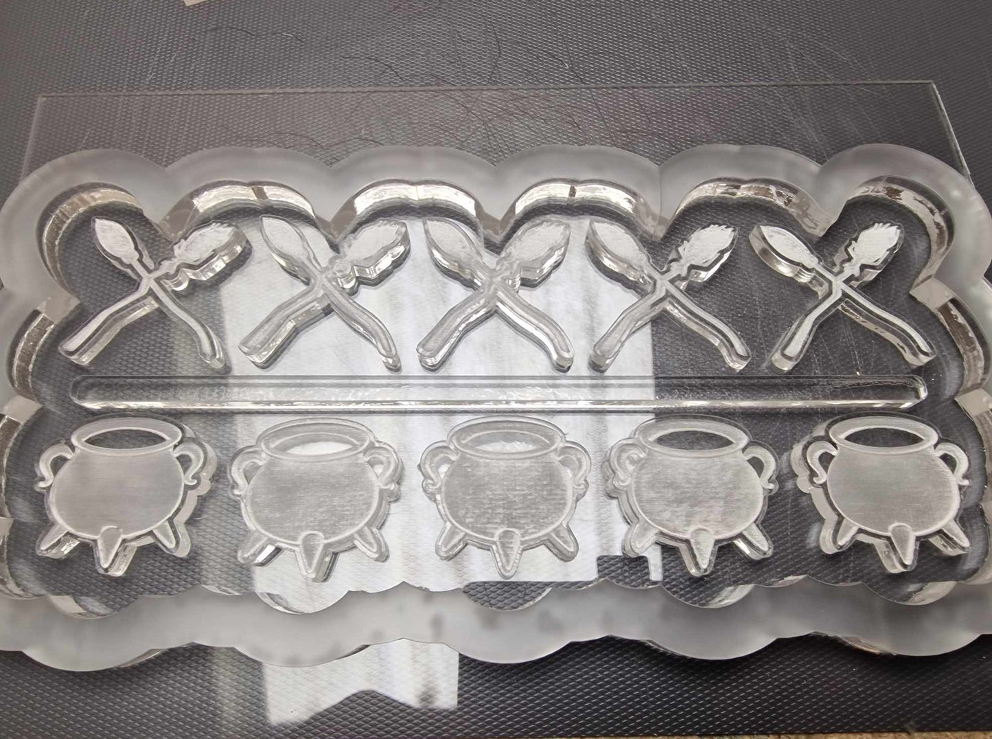 TIC TAC TOE Silicone Mould Halloween / Christmas