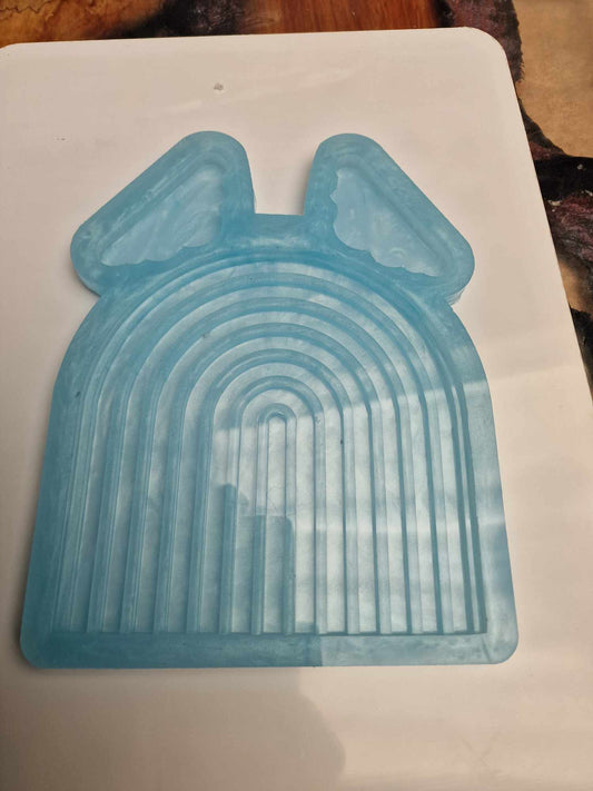 Rainbow with Clouds Silicone Mould