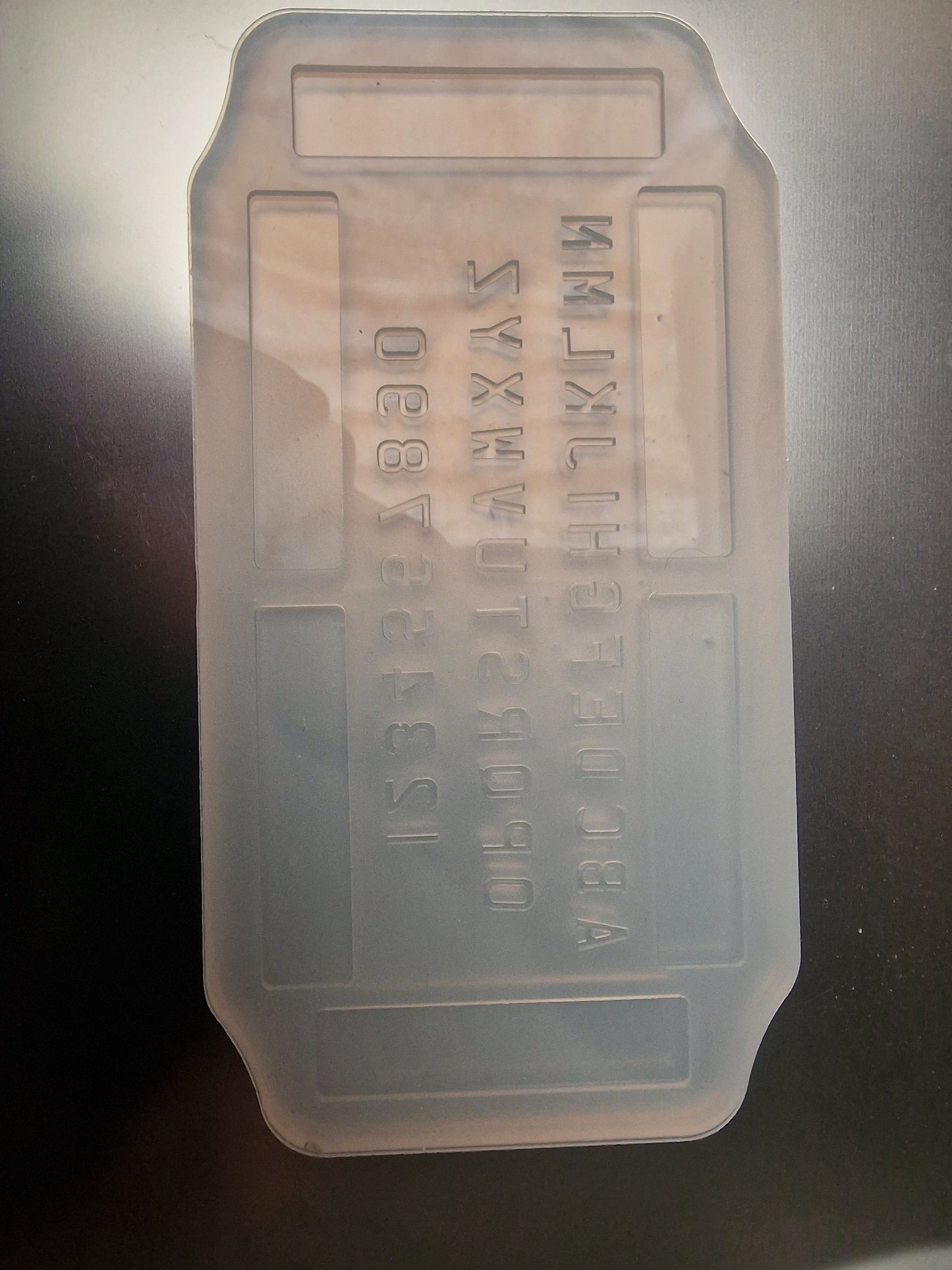 Numberplate mould