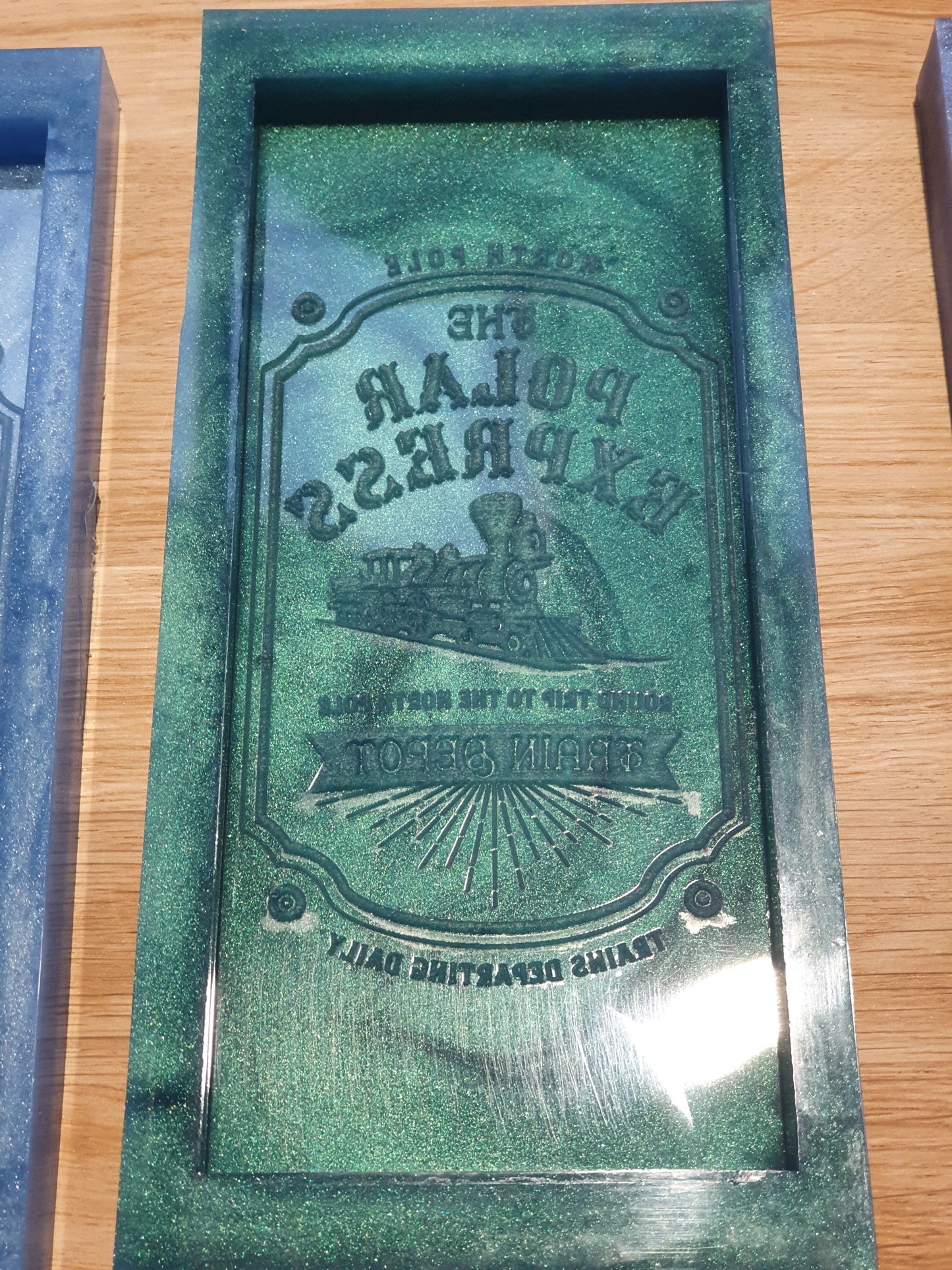 Polar Express Christmas Snap Bar Wax Silicone Mould