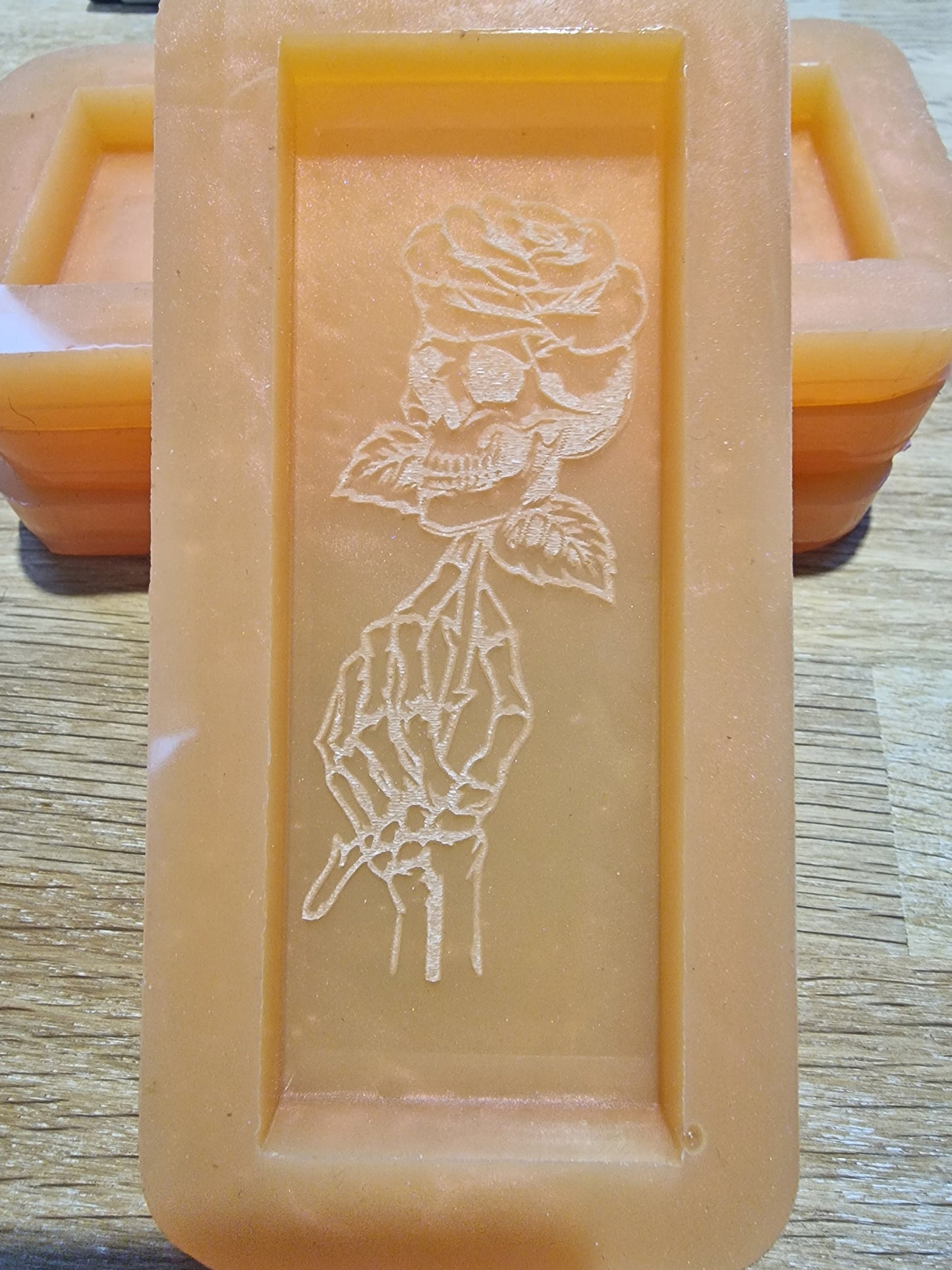 Skeleton Rose Bar Silicone Mould