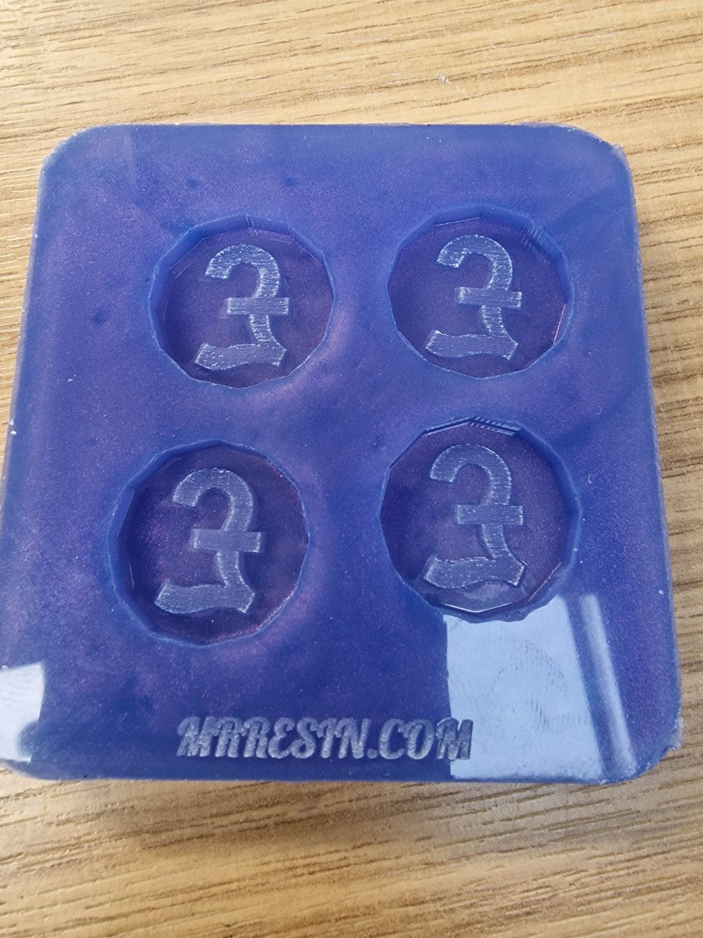 Trolley Token Silicone Mould