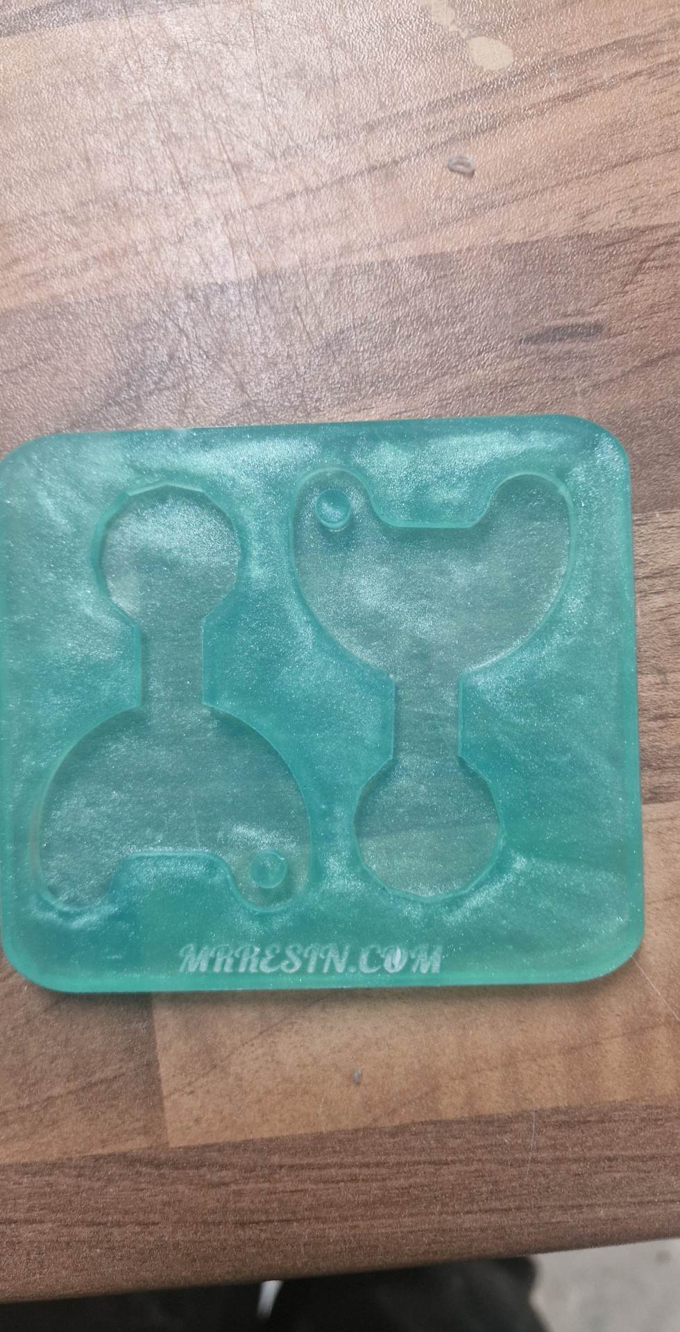 Easy-hold Trolley Token with handle Silicone Mould