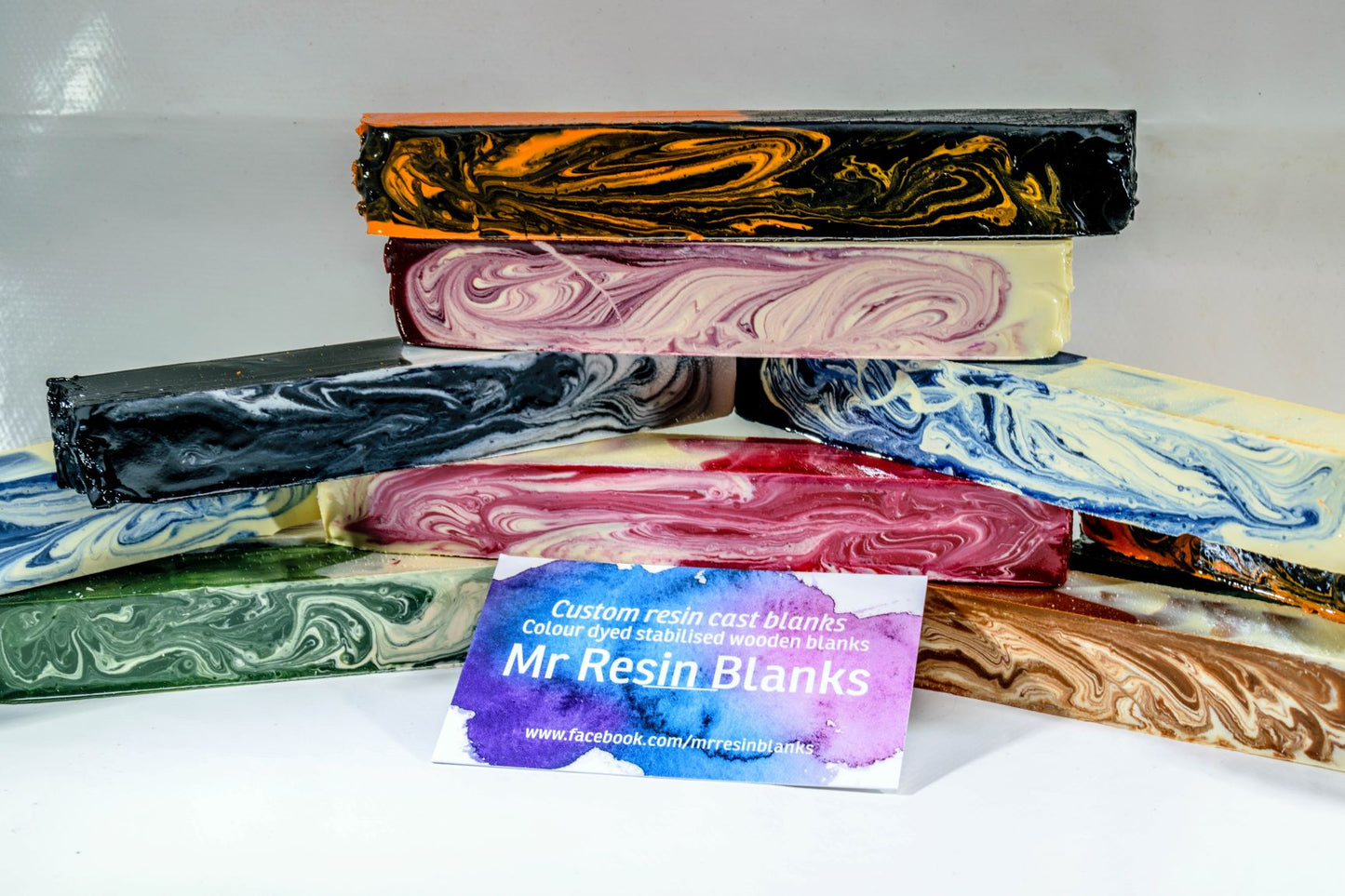 'Eddy' Polyester Resin Pen Blanks