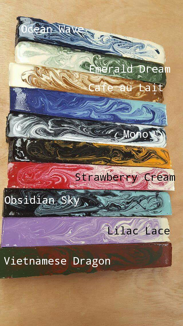 'Eddy' Polyester Resin Pen Blanks