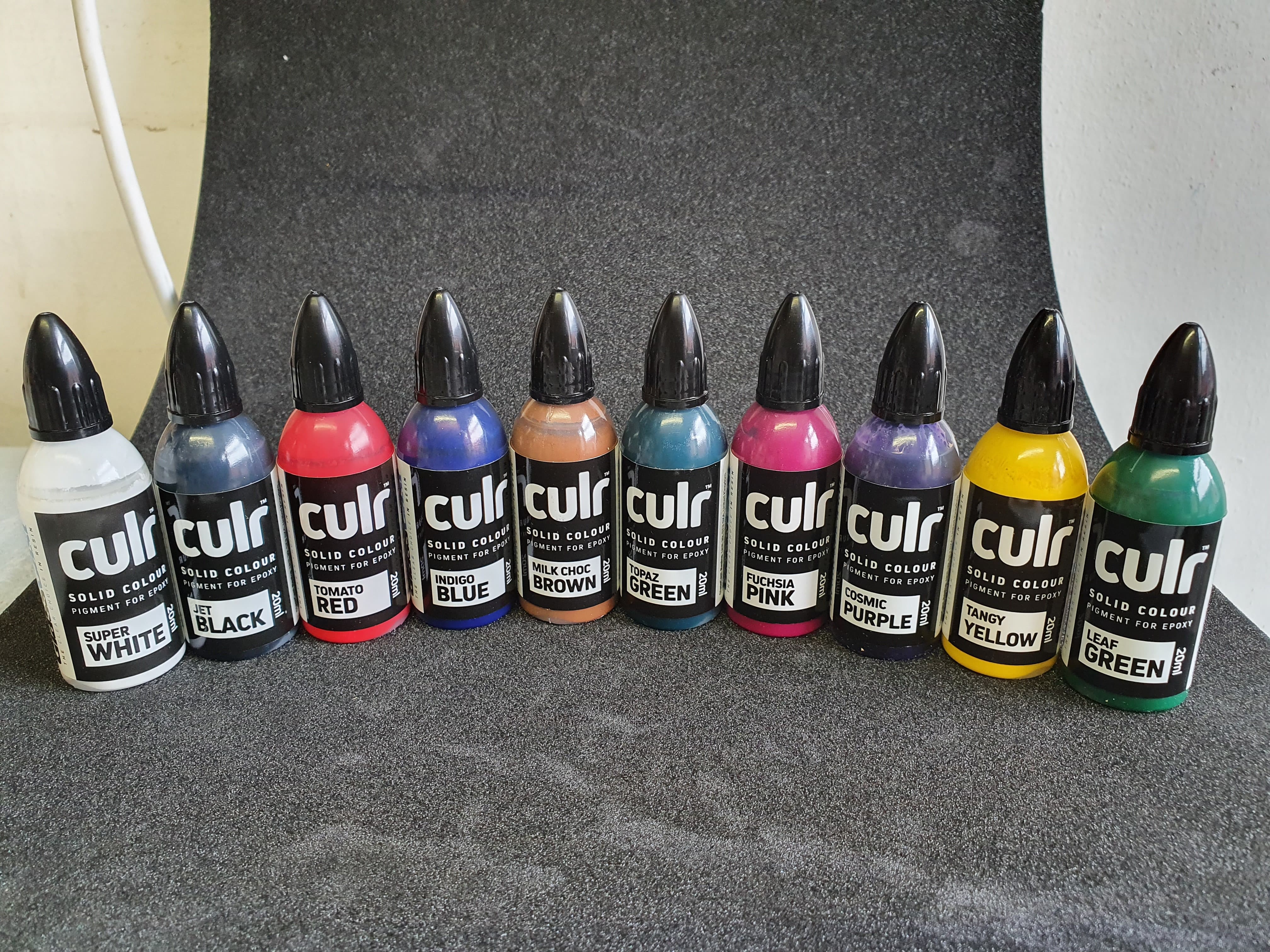 CULR Starter Set of 10 Liquid Pigments for Epoxy - Easy Composites