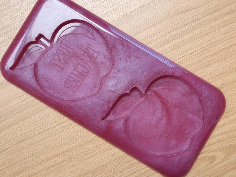 Best Teacher / Thank You Teacher Apple Double Mould