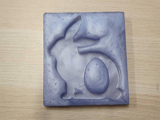 Freestanding Easter Bunny Rabbit Egg Holder Silicone Mould