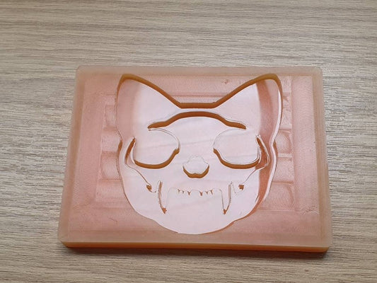Cat Head Skull Silicone Mould
