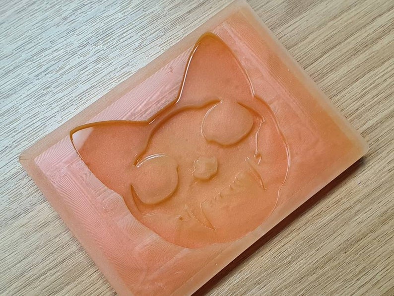 Cat Head Skull Silicone Mould