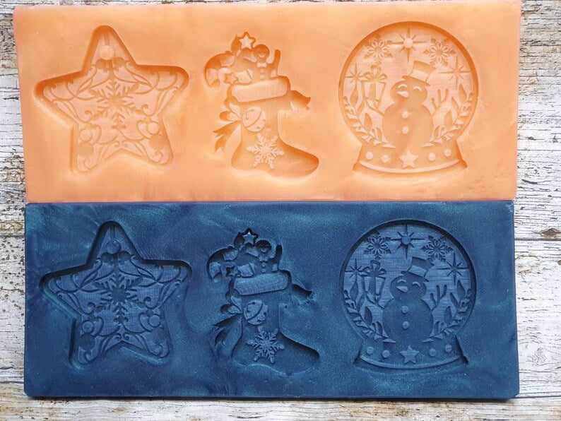 Christmas Baubles Silicone Mould