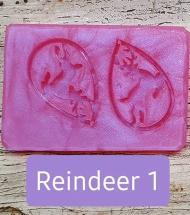 Christmas Earring Pendant Silicone Mould