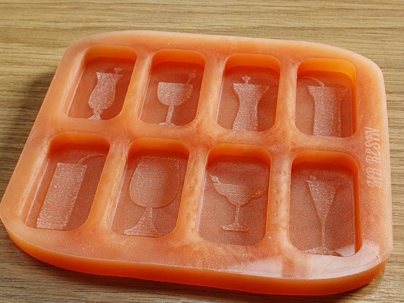 Cocktail Glasses Wax Melt Silicone Moulds - HB Style Size