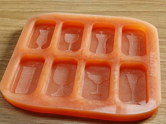 Cocktail Glasses Wax Melt Silicone Moulds - HB Style Size
