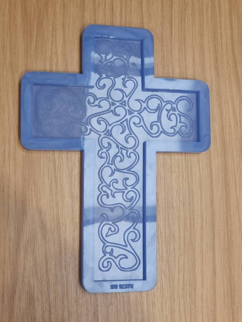 Decorative Cross Plaque Wall Hanging Silicone Mould