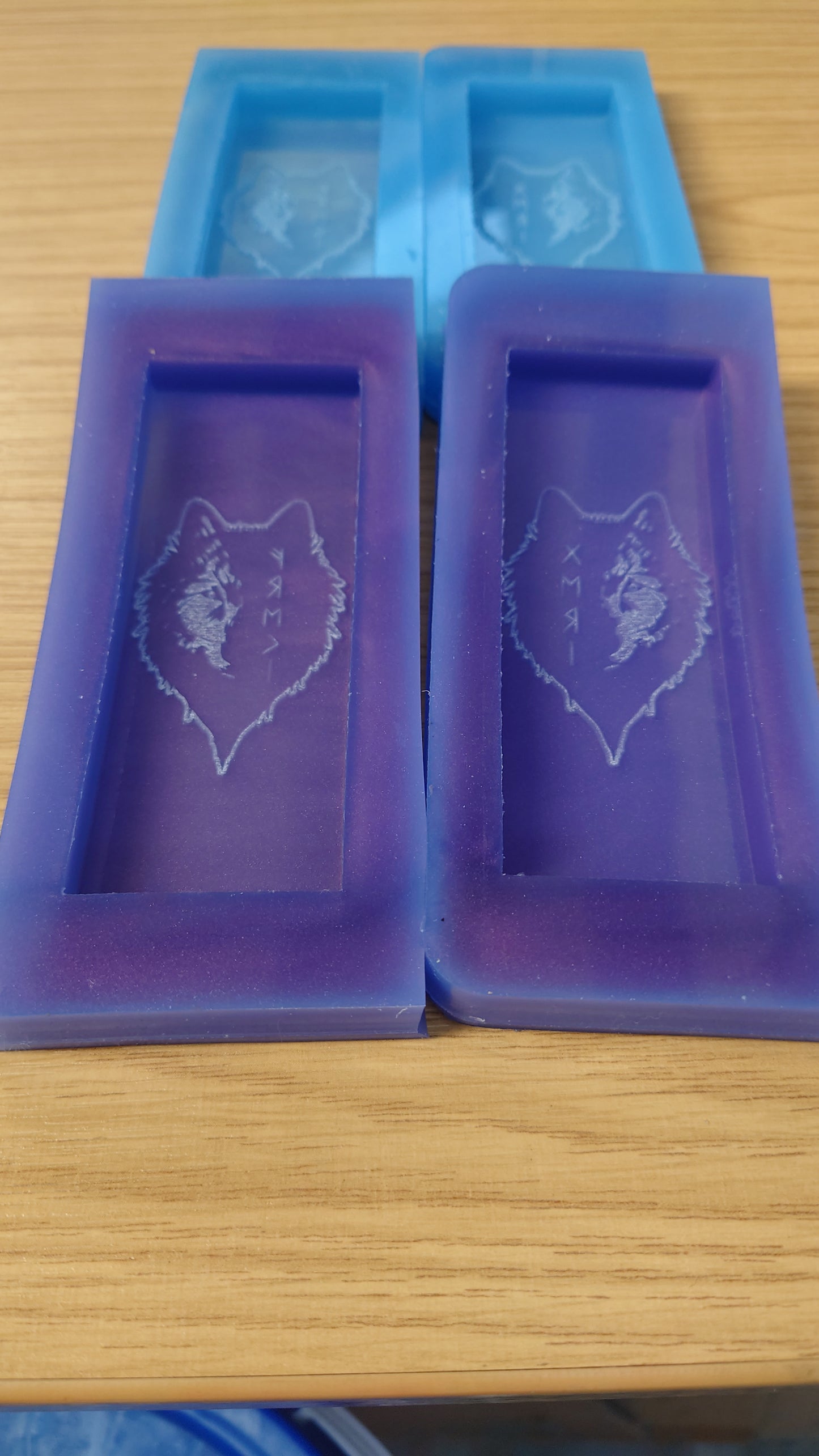 Odin's Wolves Wax Bar Silicone Mould