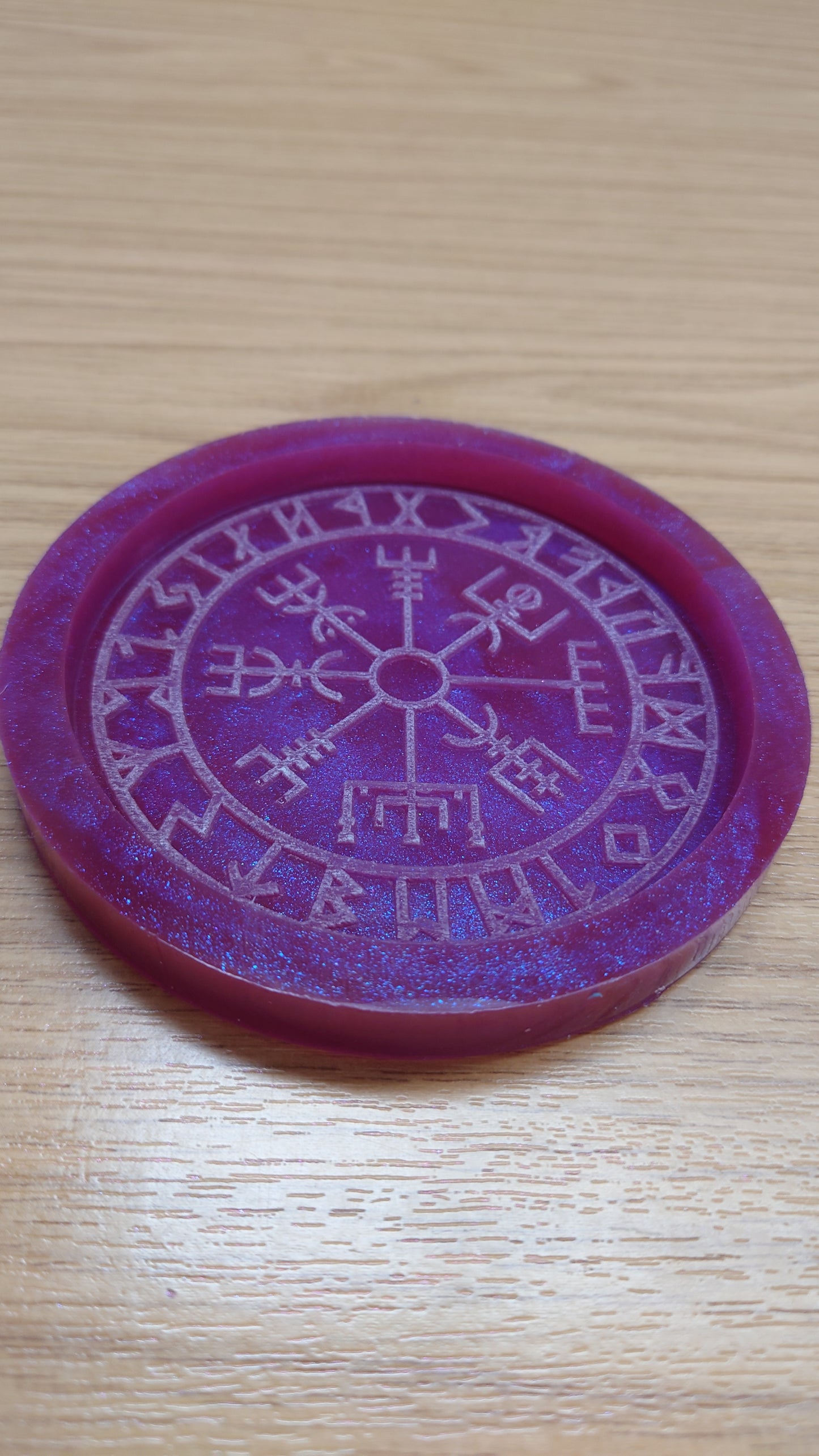 10cm/100mm Norse Compass Coaster Silicone Mould