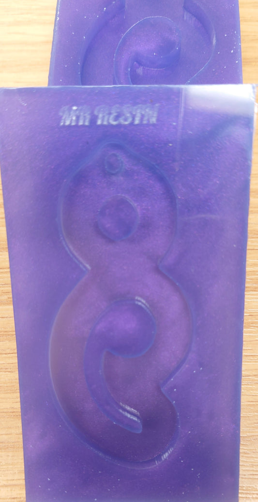 Semi Colon (Mental Health Awareness) Keyring Silicone Mould