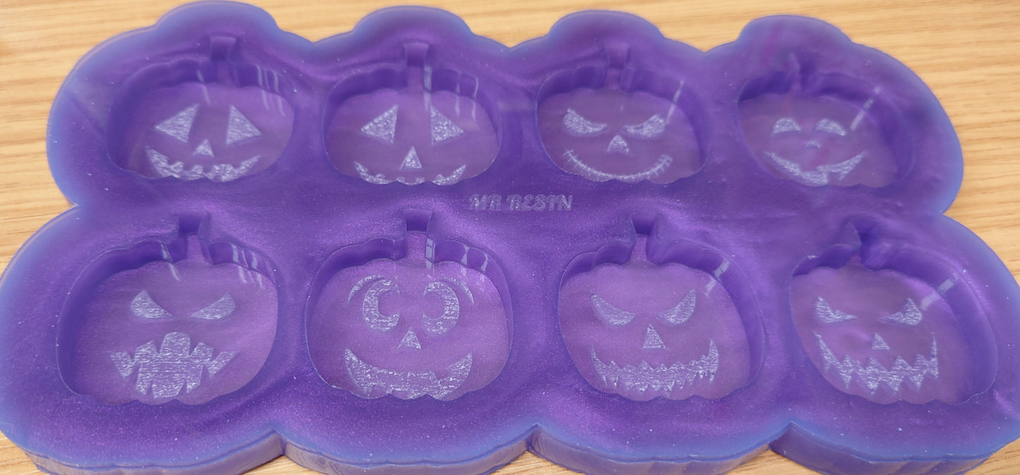 Pumpkin Shaped Wax Melt Silicone Mould