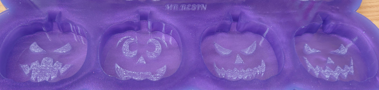 Pumpkin Shaped Wax Melt Silicone Mould