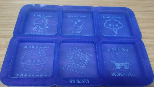Sweary Slogans Silicone Mould