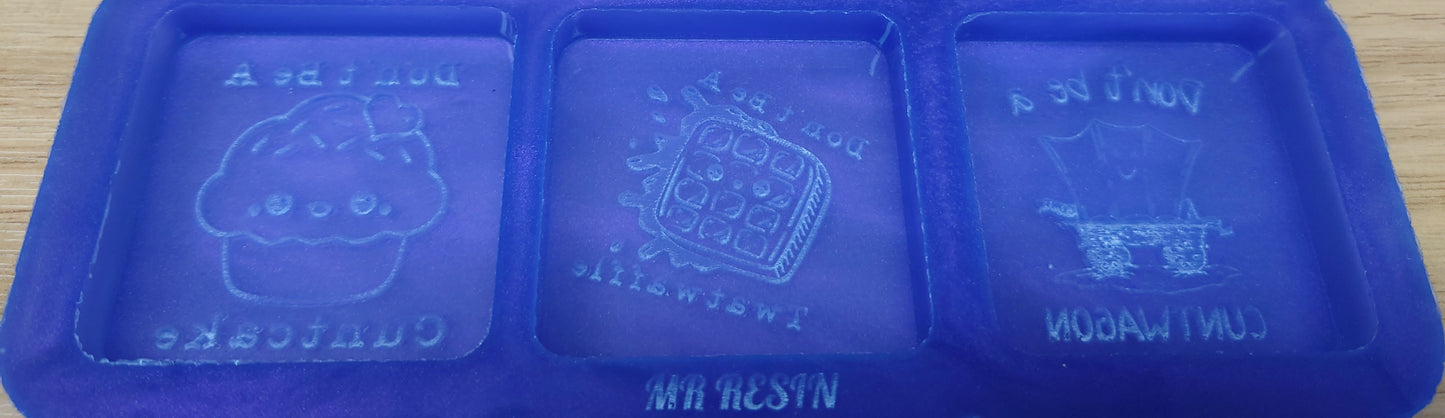 Sweary Slogans Silicone Mould