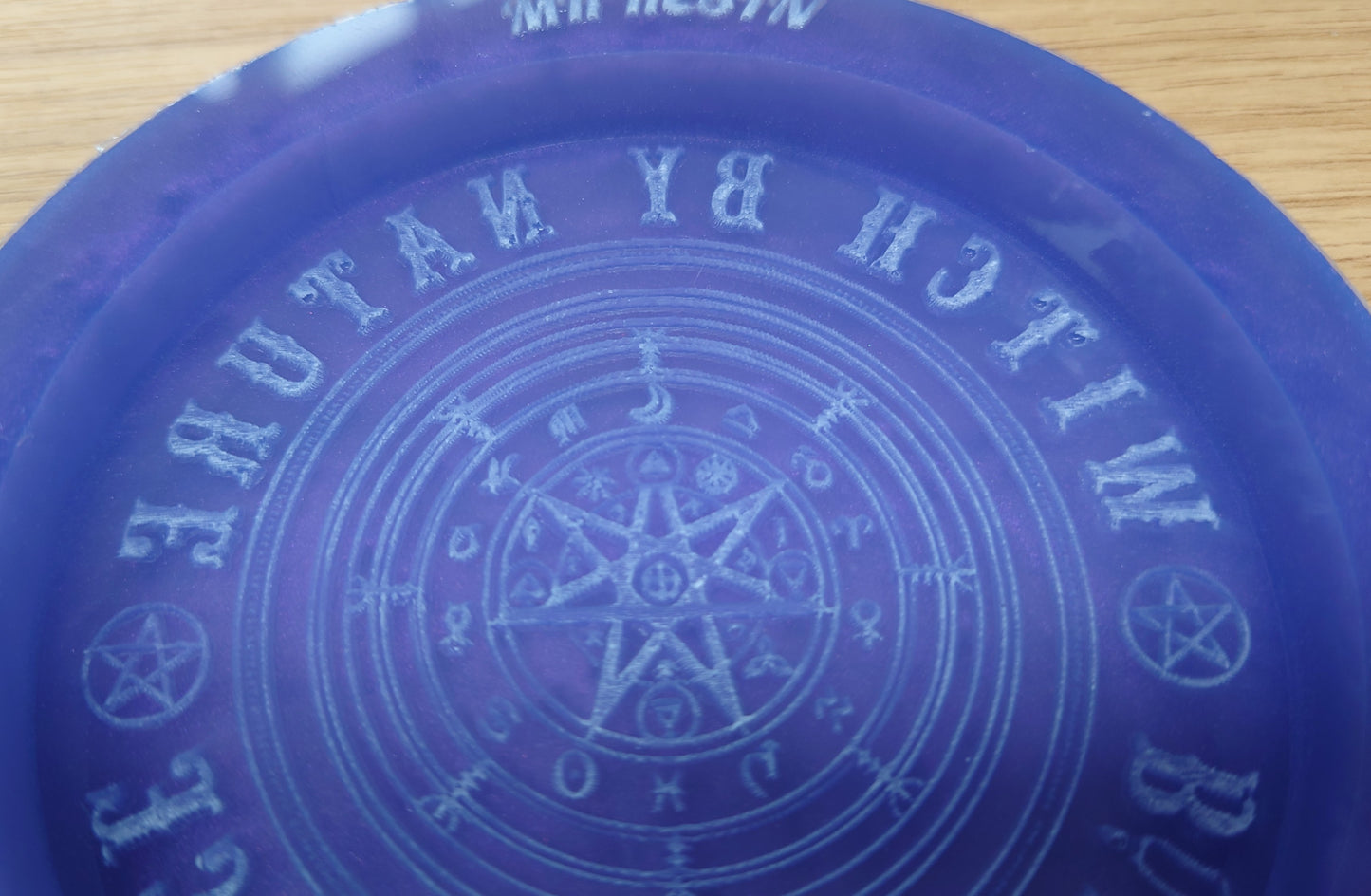 Bitch by Choice, Witch by Nature Coaster Silicone Mould