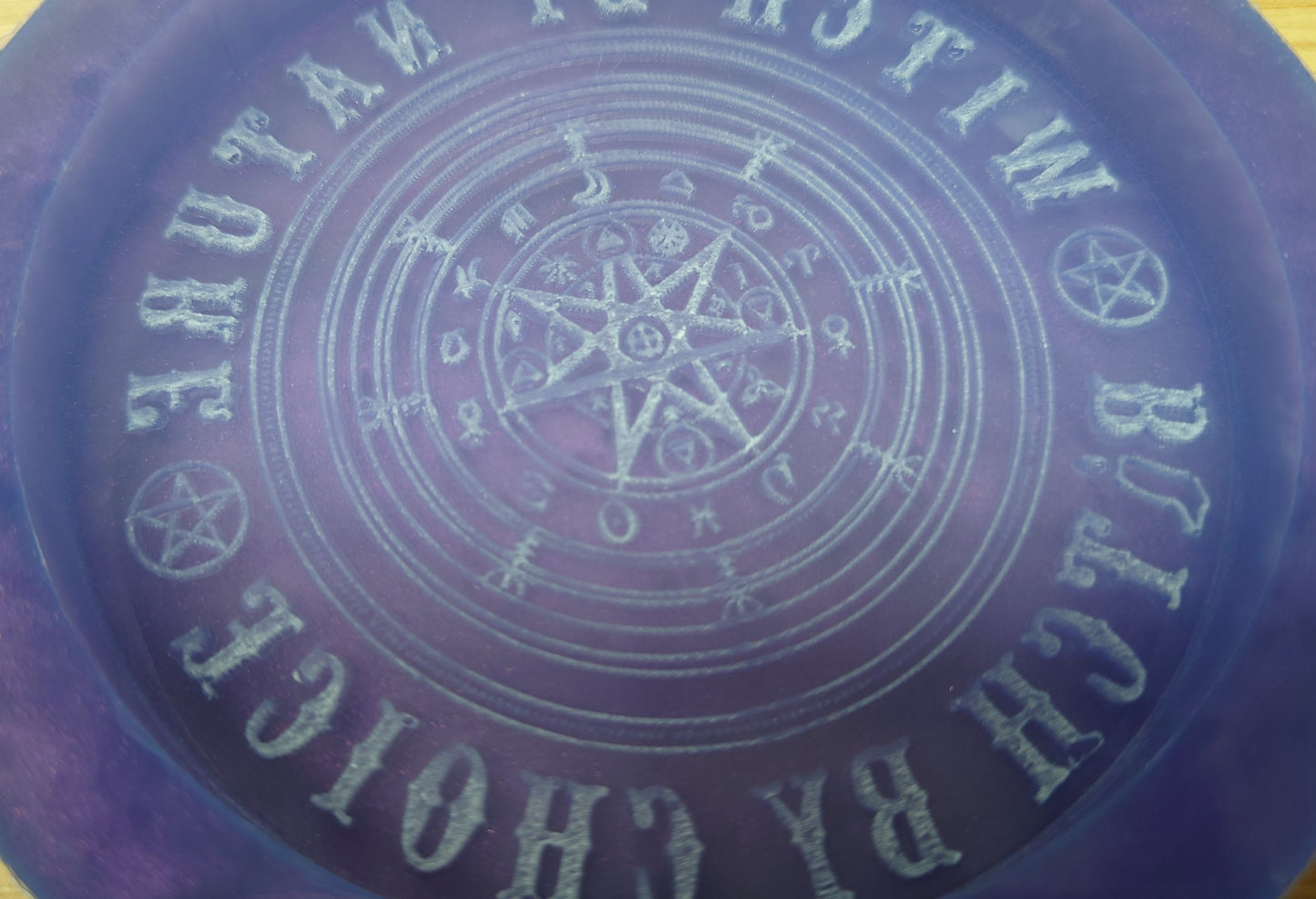 Bitch by Choice, Witch by Nature Coaster Silicone Mould