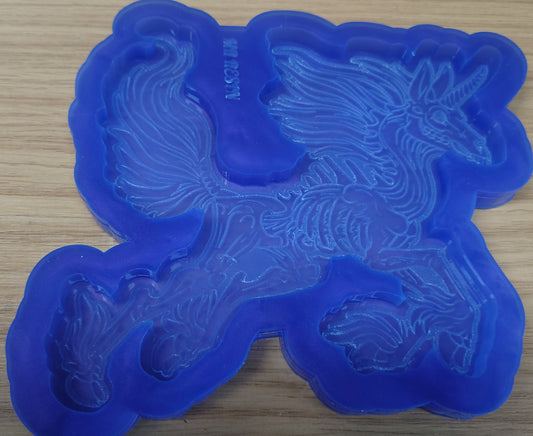 Skeleton Horse Wall Plaque / Art Piece Silicone Mould