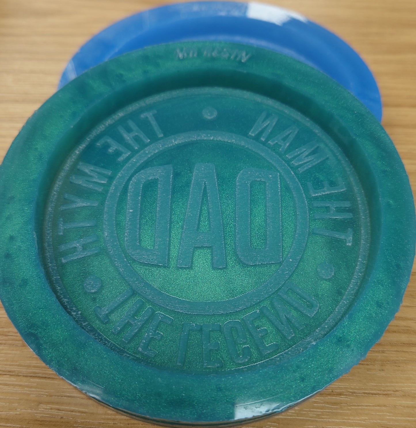 Dad: The Man, The Myth, The Legend Coaster Silicone Mould