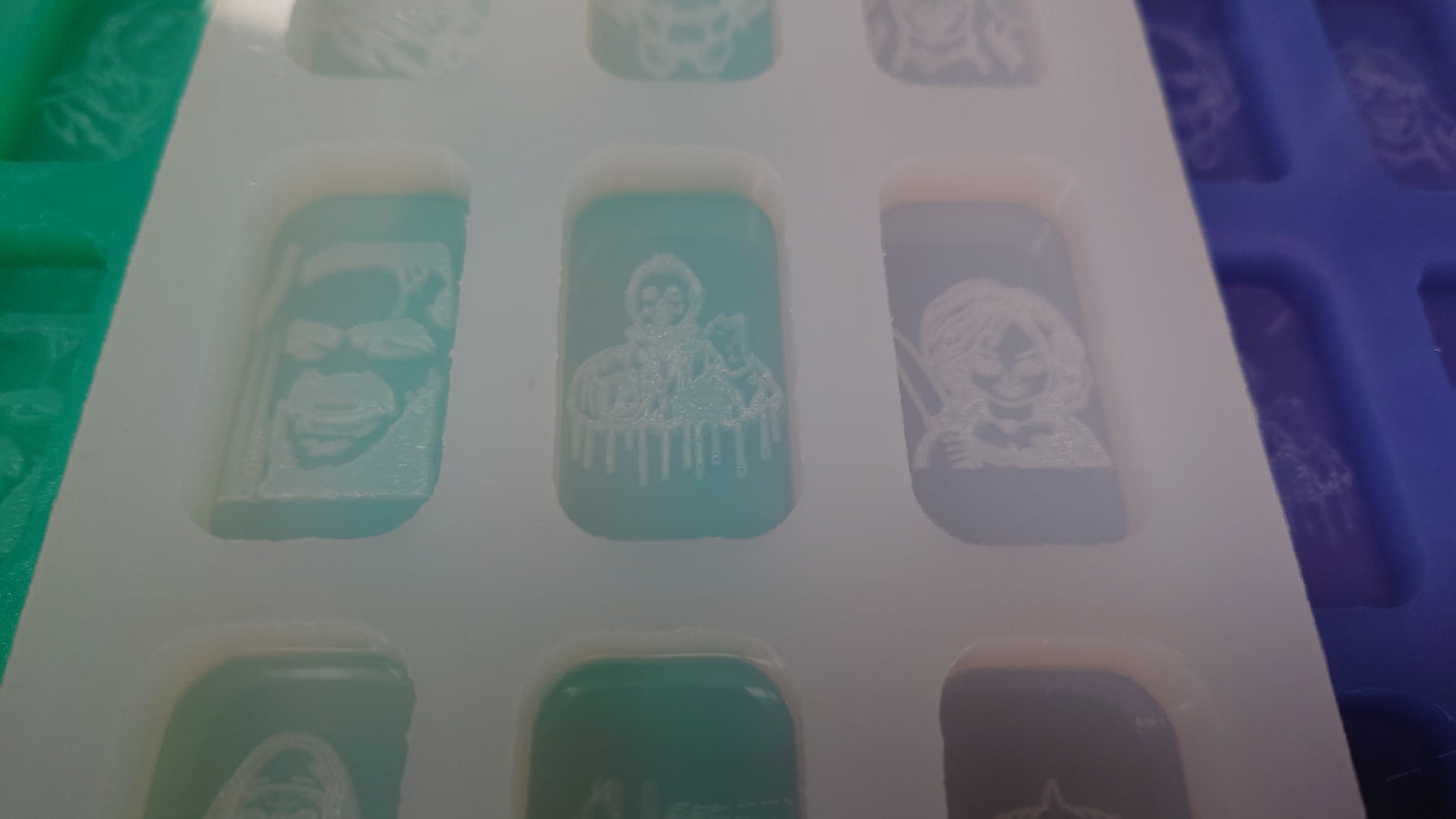 Horror / Halloween Characters HB Style Wax Melt Silicone Mould