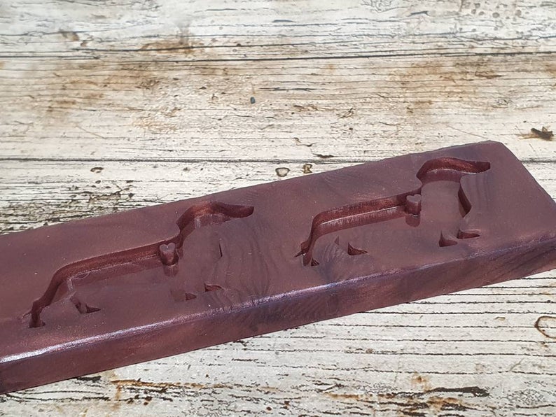 Dachshund Twin Silicone Mould