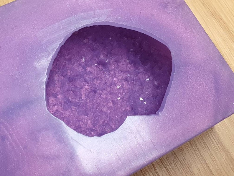 Double Crystal Heart Cluster Keepsake Silicone Mould