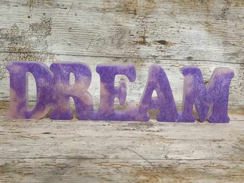 Dream Freestanding Word Silicone Mould