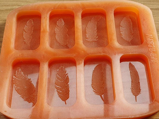 Feather Wax Melts / Keyring Silicone Mould - HB Style Size