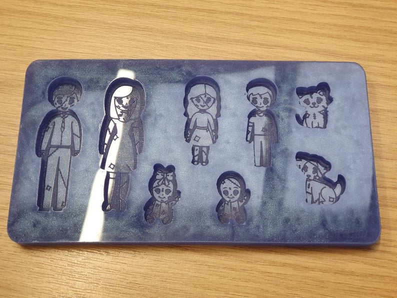 Frankenstein Horror Halloween Family Silicone Mould