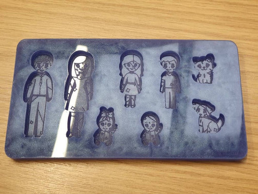 Frankenstein Horror Halloween Family Silicone Mould