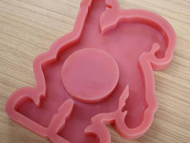 Freestanding Father Christmas / Santa Chocolate Orange Holder Silicone Mould