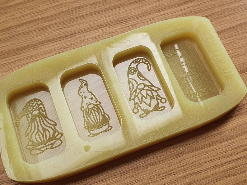 Christmas Gonk / Gnome Wax Melt Silicone Mould - HB Style Size