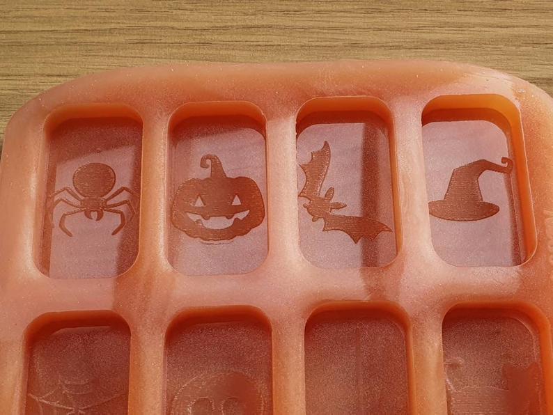 Halloween Wax Melt Silicone Mould -HB Style Size