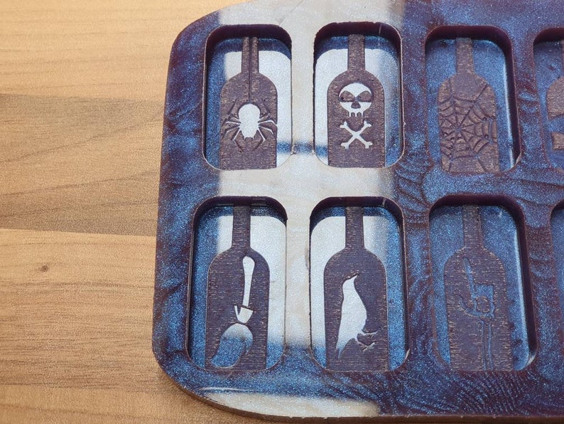 Halloween Bottles Wax Melt Silicone Mould - HB Style Size