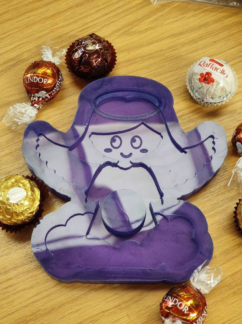 Hanging Angel Ferrero Rocher / Lindt Holder Silicone Mould.