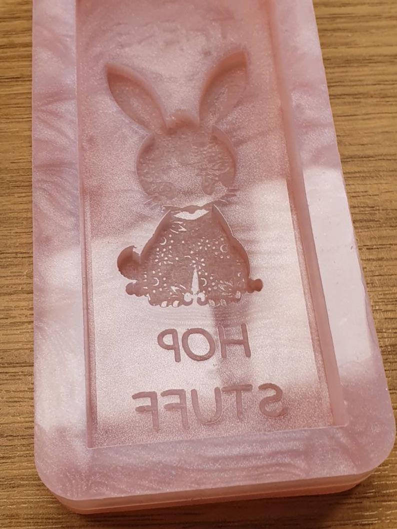 Hey There Hop Stuff Rabbit Wax Bar Silicone Mould