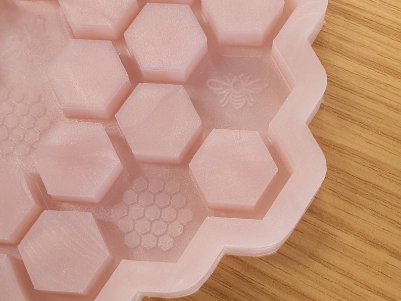 Honeycomb Bee Coaster Silicone Mould