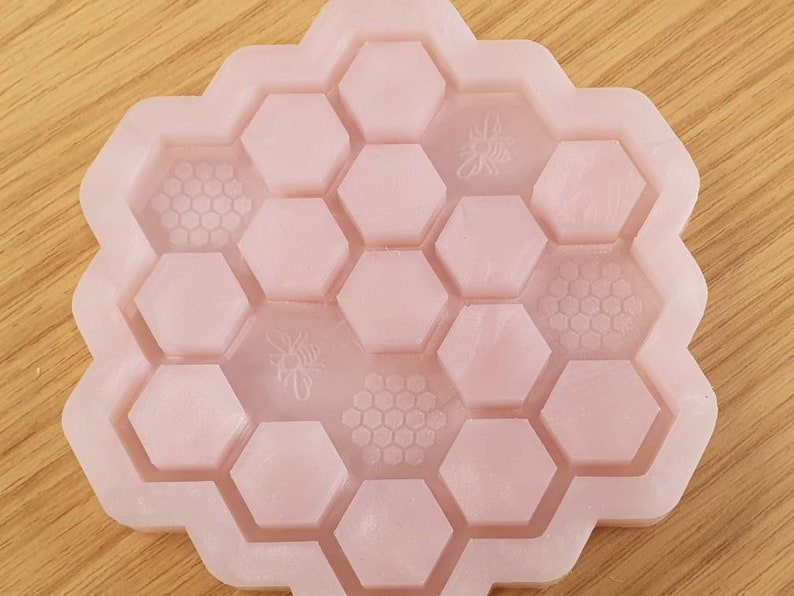 Honeycomb Bee Coaster Silicone Mould