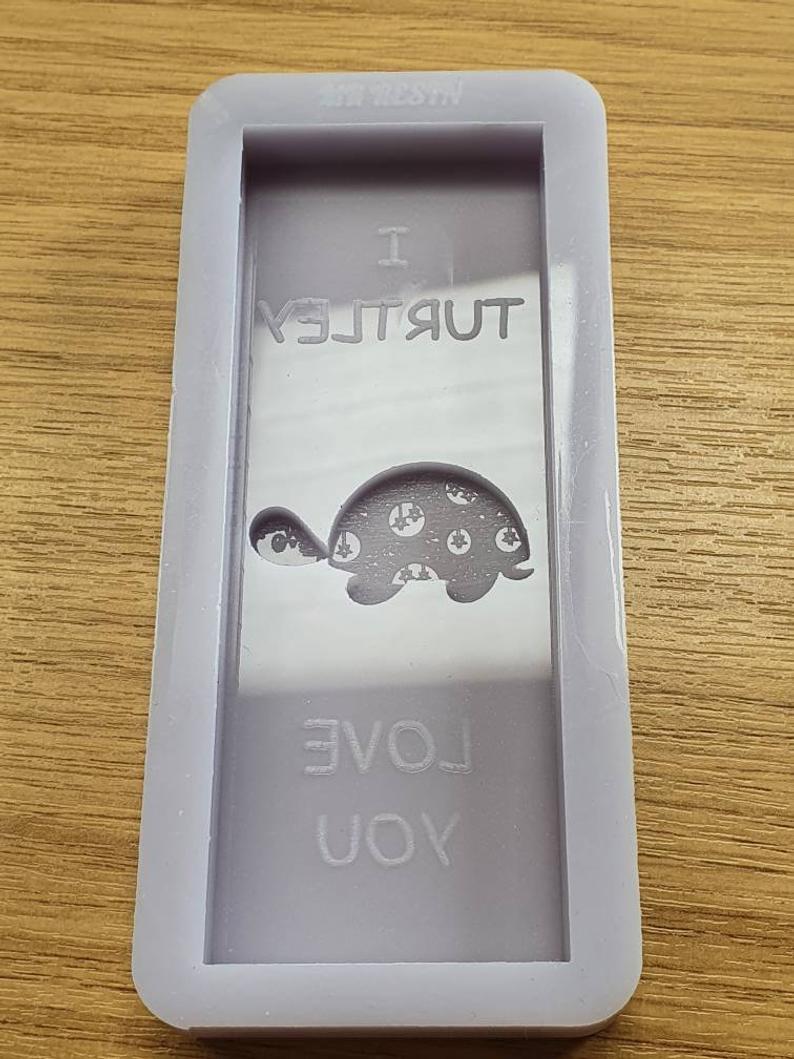 I Turtley Love You Turtle Wax Bar Silicone Mould