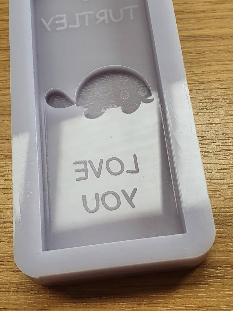 I Turtley Love You Turtle Wax Bar Silicone Mould