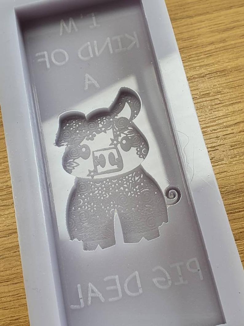 I'm Kind Of A Pig Deal Wax Bar Silicone Mould